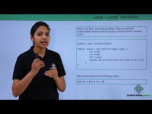 Java - Local Variables