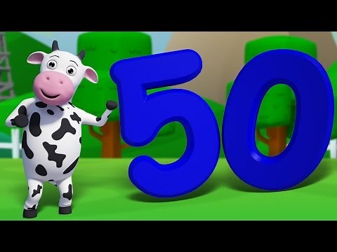 Numbers Song 1 to 50 | Learn Counting Numbers | 3D Nursery Rhymes For Kids by Farmees