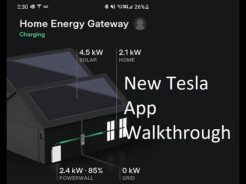 New Tesla App Walkthrough Solar + Powerwall (Sept 2021)