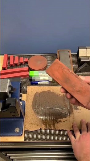 how to clean a clogged sharpening stone
