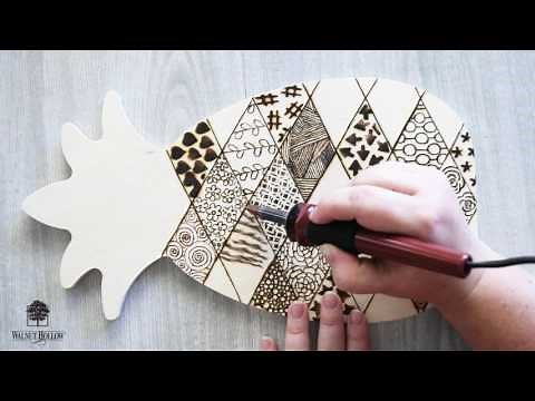 How to Wood Burn Patterns and Designs