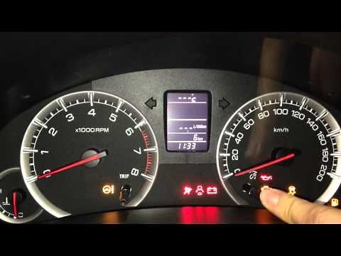 Suzuki Swift 1 2 VVT - Reset Service Oil Light