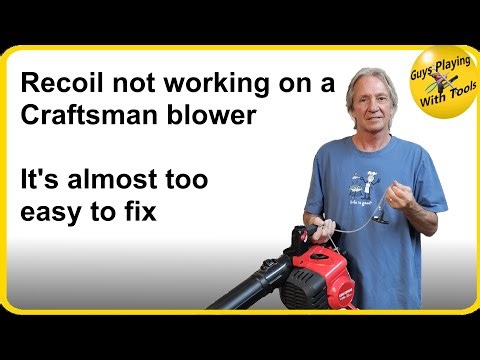 Fixing a Craftsman blower recoil