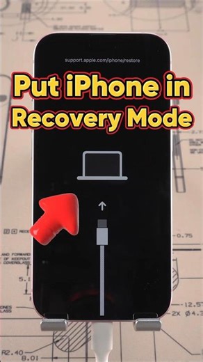 How to Put iPhone in Recovery Mode | Free & One Click #shorts