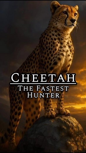 Cheetah: The Fastest Animal on Earth Explained! | Animal Facts #cheetah #bigcats #wildlife #nature