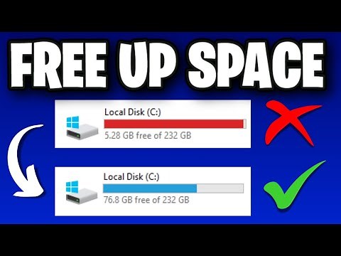 How to FREE UP Space in C Drive Windows 10 using 6 ways
