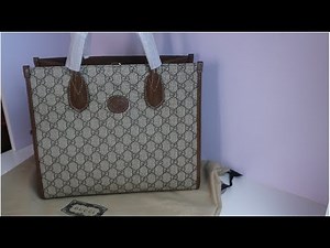 GUCCI GG Supreme tote bag Unboxing & Review