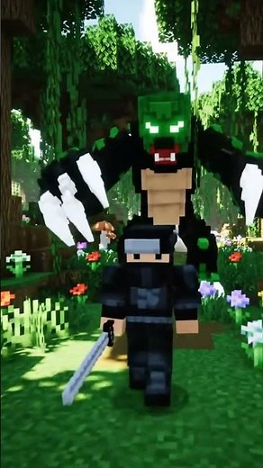 BlocksWorld Ninja vs Jungle Beast 🗡️ #roblox #ninjacool #robloxshorts #gaming #minecraft #ttd3