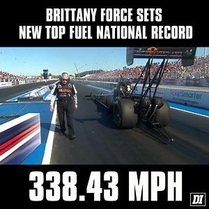 338.43 mph. That's a new Top Fuel world record. | Drag Illustrated