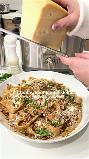 Delicious Creamy Beef Pappardelle Recipe with Lotus Tools