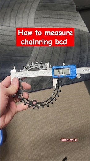 How to measure chainring bcd #tutorial #bike #bicycle