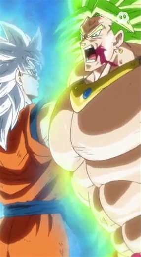 Mui Goku vs Broly #callmearj #dragonball #anime #ultravegito #vegito #animeshorts