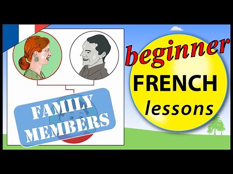 Family members in French | Beginner French Lessons for Children