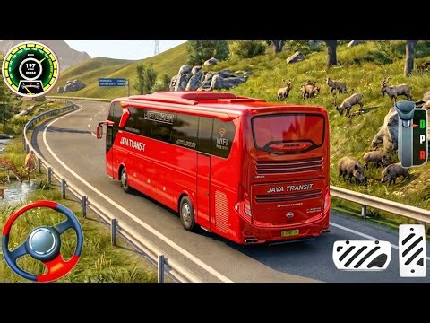Realistic Bus 3D Driving Class Simulation - New Arrived Bus Simulator - Bus Game Android Gameplay