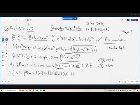 Calculus 3: Conservative Vector Fields