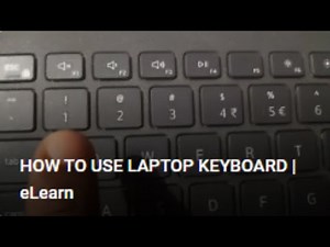 HOW TO USE LAPTOP KEYBOARD | eLearn