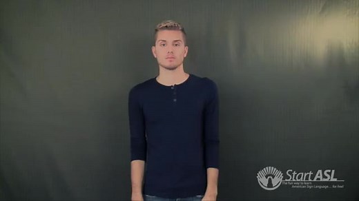 Watch how to sign 'band' in American Sign Language.