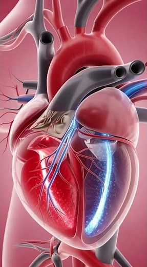 Inside the Heart: Blood Flow Animation #animation #dentist #humanbody