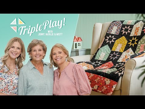 Triple Play: How to Make 3 NEW House Block Quilts - Free Quilting Tutorial