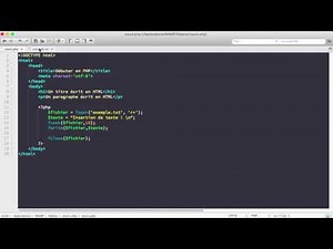 COURS COMPLET PHP MYSQL [26/xx] - Ecrire dans un fichier préexistant en PHP