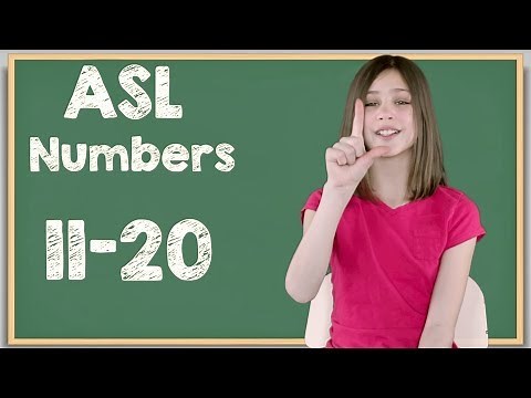 ASL Numbers 11-20 in Sign Language | Learn how to Sign Numbers