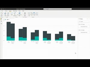 Power BI Clustered and Stacked Column Chart