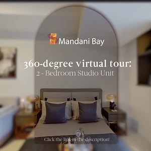 One of Asia's next lifestyle destinations is ready to welcome you home. Mandani Bay offers fully-furnished and semi-furnished units complete with a bedroom, work space, and split-type air conditioning. Moving in to your dream home has never been this hassle-free! Take a 360-degree virtual tour by clicking this link: https://my.matterport.com/show/?m=pqgnbbBzuwk Learn more about Mandani Bay now by visiting www.mandanibay.com or by sending us a message! | Mandani Bay