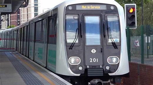 Transport for London's New DLR Trains Testing ahead of their expected launch later this year