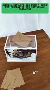 Custom Acrylic Wedding Card Box With Lock: Personalized Money Keepsake - Etsy