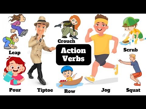 Vocabulary | Action Verbs Meaning with Examples | Learn English with Pictures | Listen and Practice