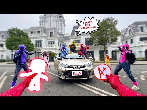 Mysterious Teddy Bear Helped Me Fight Against Bad Friends at Spider-Man School (Action POV)