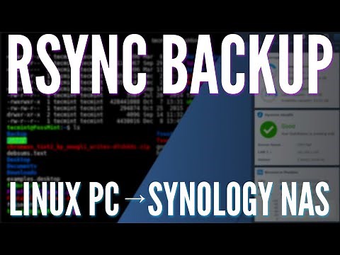 How to Backup a Linux PC to a Synology NAS using Rsync!