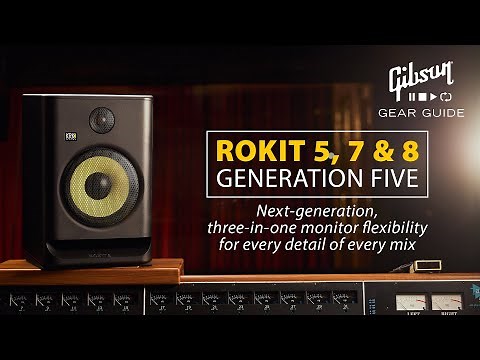 New KRK ROKIT Generation Five - 5, 7, and 8 Active Two-Way Studio Reference Monitors Demo