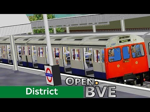 Playing Open.BVE #4 - District Line (C Stock): Edgware Road to Putney Bridge