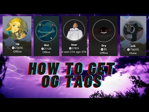 How To Get OG Gamertags