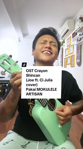 Garing banget suara Mokulele Artisan @Artisan Guitar Indonesia 😍. Ost Crayon Shinchan - Toshiyuki Arakawa (Joe ft. Ci Julia Mokulele Artisan Cover) #crayonshinchan #ukulelecover #artisanguitar #fyp