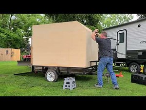 Utility Trailer upgraded to an Enclosed Trailer (Part 8)