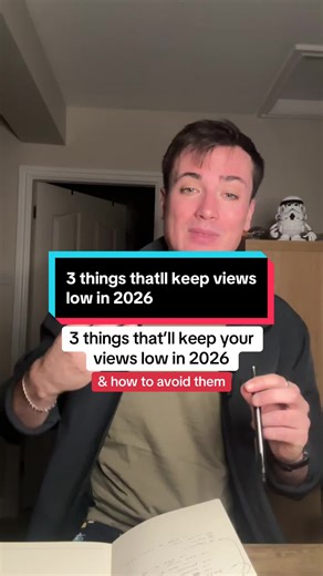 Here are 3 things that’ll keep your views low in 2026 and how to avoid them. Don’t suffer with low views this year, make sure you’re doing the right things to break out of low view jail! #lowviews #lowviewsproblem #lowviewsontiktok #lowtiktokviews