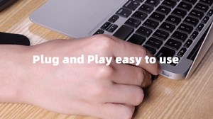 Wireless Keyboard and Mouse Combo, MARVO 2.4G Ergonomic Wireless Computer Keyboard with Phone Tablet Holder, Silent Mouse with 6 Button, Compatible with MacBook, Windows (Black)