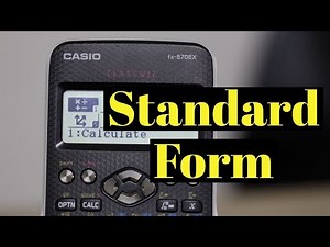 How to solve Standard Form using Casio 570EX?
