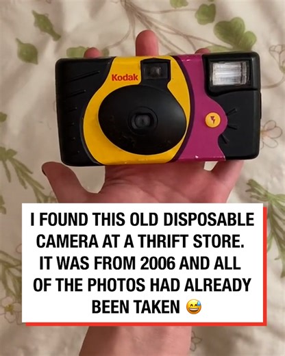 This guy found an old disposable camera in a charity shop and decided to develop the film and see what he could find... 📸 | LADbible