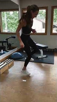 Side to side hop test for ankle sprain rehab