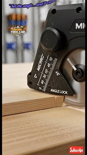 Set the Angle… PERFECT Cut Every Time 😳 | MICRO 0°–90° Cutter #america #usa #newyork #diy #usashorts