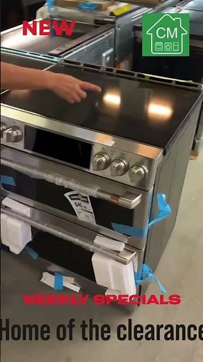 GE Double Oven Induction Range