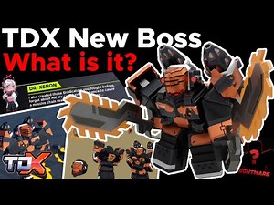 TDX NEW ERADICATOR MK.1 C BOSS LEAK (Nightmare Mode Boss / [REDACTED]) - Tower Defense X Roblox