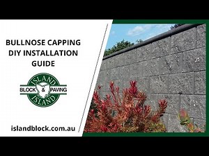 DIY How To Install Bullnose Retaining Wall Capping