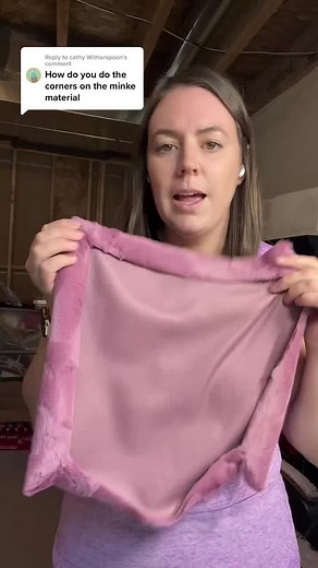 DIY Self Binding Minky Blanket Tutorial