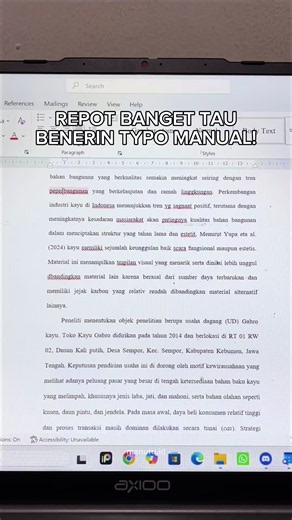 Cara Cek Typo Otomatis di Word untuk Skripsi