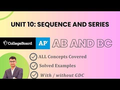 AP calculus Unit 10 Sequence and Series Convergent and divergent test