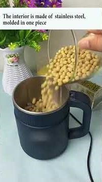 Electric Coffee Grinder With Handle | Portable Blue Bean Grinder | Heavy Duty Grain Grinder